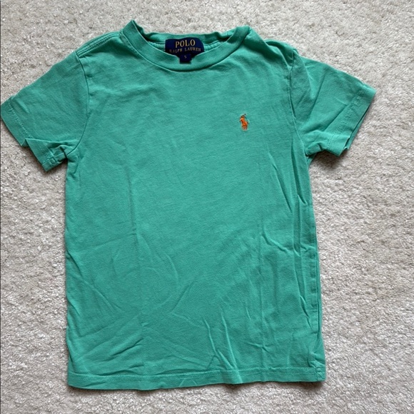 Kids Polo Ralph Lauren Teal T-Shirt, Classic Fit - Picture 1 of 4
